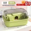 Gaiola de hamster villa de luxo, caixa de criação transparente dourada para hamsters de estimação, suprimentos para hamster, abrigo externo de inverno, suprimentos para animais de estimação