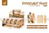 Disco de Pintura de Yeso para Niños Simulación DIY con Diseño de Triceratops, Juguete Creativo de Graffiti para Niños y Niñas