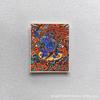 Xizang Ocho Guardianes Thangka Pintura Núcleo Alta Definición Colgante Caja Gawu Núcleo de Tarjeta Obra de Arte Zodiaco Paz Juguetes Culturales