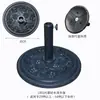 Base para Guarda-Sol de Exterior Base de Resina Tanque de Água Mármore Peso Móvel Pedestal de Cimento Preenchível com Água Preenchível com Areia Suporte para Guarda-Sol