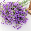 Mosquitinho Sintético, Decoração de Casamento para Noiva, Buquê de Mão, Sensação de PU, Mosquitinho Sintético de Borracha Macia com Três Pontas, Flor Sintética Ins