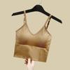 Hermoso Sujetador de Espalda con Almohadillas Integradas para Mujer, Estilo Caliente de Verano 2026, Forma de U, Se Puede Usar por Fuera, Camiseta sin Mangas