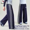 Calça Casual de Primavera para Meninas 2026 Novo Estilo Doce e Estilosa Renda Decorativa Patchwork Solta Confortável Calça de Moletom