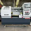 Torno CNC CK6136 Corte de Metal Pequeno Horizontal Máquina Completa Têmpera Automática Trilho Endurecido Torno CNC