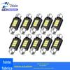 As luzes novas do carro destacam a decodificação de corrente constante 3030 6SMD 31mm carro LED luz de placa de licença de leitura de ponta dupla