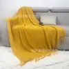 26 Manta de Sofá con Patrón de Piña de Lujo Nórdico Ligero, Manta Tejida, Manta de Oficina, Manta para Siesta, Cubierta de Cama, Manta Individual