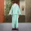 Trajes de Ópera China Tradicional, Hanfu, Qingyi, Ropa de Práctica para Huadan y Xiaosheng Adultos, Pantalones de Linterna, Conjuntos de Ropa Pequeños, Pantalones Coloridos, Tela Arrugada, Ropa de Agua