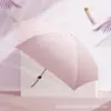 Paraguas Mini Compacto Portátil de Doble Uso para Sol o Lluvia con Logo Impreso, Recubrimiento Negro para Protección Solar, Paraguas Sombrilla para Mujeres, Paraguas Plano 50% de descuento