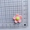 Popular resina flor de cinco pétalos diy accesorios de joyería horquilla para el cabello para niños material hecho a mano carcasa de teléfono móvil belleza flor cóncava