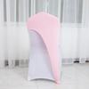 Funda Decorativa Transfronteriza para Respaldo de Silla de Una Sola Pierna, Pieza Única Elástica, Funda para Silla de Hotel y Banquete, Color Sólido, Cubierta para Respaldo de Silla de Una Sola Pierna Baita
