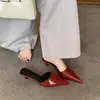 Novedad Otoño 2026 Zuecos de Moda con Punta Fina sin Cierre para Uso Exterior en Verano, Sandalias Zueco de Cuadros sin Cierre, Pantuflas Cómodas