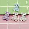 Colorido transparente color oso resina accesorios fábrica directa DIY pegamento crema funda para teléfono móvil horquilla tocado hebilla para zapatos decoración