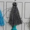 Joyas DIY hechas a mano borla material de barba de poliéster aretes accesorios para ropa 3-4cm pasador accesorios para el cabello borla de color