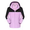 Chaqueta de Montañismo Tres en Uno Ropa de Trabajo Impresión Personalizada LOGOTIPO Resistente al Viento Impermeable Mantiene el Calor Para Hombres Mujeres Chaqueta de Otoño Invierno Venta al por Mayor