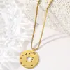 Nuevo Colgante de Collar de Amazon para Hombres y Mujeres, Collar para Clavícula de Mismo Estilo, Accesorios de Collar de Acero de Titanio, Gama Alta 2025