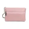 Nova Carteira de Moedas Feminina com Zíper Mini Bolsa de Mão Bolso Chave Bolsa de Moedas Bolso Bolsa Pequena Carteira Curta