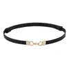 Fivela de gancho de metal ajustável cinto fino feminino acessório decorativo para vestido suéter corrente de cintura feminina atacado
