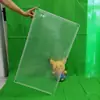 Pieza Mágica Armario Plástico DIY Tablero Divisor Deflector Almacenamiento en Capas Tablero Transparente Hebilla Divisoria Aislamiento Valla para Mascotas