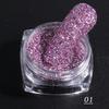 Cristal de Arte para Unhas Transfronteiriço Pó de Diamante Quebrado Pó Vermelho da Internet Brilho Laser Açúcar Diamante Pó Lã Decoração de Unhas