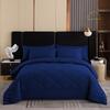 Kit de Ropa de Cama de Tres Piezas para Hotel y B&B de Venta Caliente Transfronteriza Gama Alta Europea y Americana Comercio Exterior Acolchado Cepillado Color Sólido