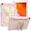 Suporte borboleta colorido novo i-Pad7th/8th/9th 10.2 Capa protetora plana dois em um
