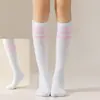 Calcetines de pantorrilla transfronterizos de Europa y Estados Unidos, medias para mujer y calcetines hasta la rodilla, calcetines de rendimiento COSPLAY, danza, calcetines JK de color liso japonés