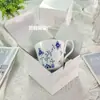 Estilo Europeo Lujo Ligero Moda Serie de Encaje de Hierba Tang Plato de Cena Occidental Exquisito Hueso de China Tazón para Fideos Vajilla Plato de Frutas para Uso Comercial y Doméstico