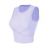 Chaleco Deportivo de Canalé Nuevo Anjiu Ningbo para Mujer sin Mangas con Almohadilla en el Pecho Súper Elástico Delgado Tira Adelgazante Corte Ropa de Yoga para Mujer