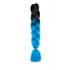 Trenzas Grandes de Fibra Sintética de Comercio Exterior, Trenzas de Colores, Peluca, Cabello para Trenzas Jumbo, Rastas Africanas, Cabello para Crochet
