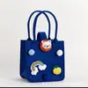 Nuevo Bolso de Mano de Fieltro de Dibujos Animados Bolso Tote Souvenir de Boda para Bebé Bolsa de Fieltro Bolsa de Regalo de Promoción Publicitaria