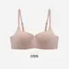 Sujetador tipo base, sin costuras e invisible para un look natural, diseño de una sola pieza, adecuado para bustos pequeños, proporciona soporte y realza los senos laterales, evitando que se abran.. HXW1027