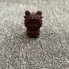Talla en Madera de Sándalo Rojo Juego Completo de 12 Animales del Zodiaco Manijas Lindos Adornos Curativos de Escritorio Manijas Antiguas para Atracciones Turísticas