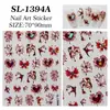 Pegatinas para Uñas Red de Araña Oscura Aurora 5D Estampadas Estéreo Serpentina Red de Araña Pegatinas de Uñas DIY Joyería Estilo Sl