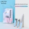 Ramila aço inoxidável manicure gadget cortador de unhas lixa de unhas manicure terno 3 peças necessidades diárias c0171