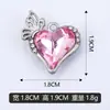 Vendas Diretas de Fábrica Transfronteiriças Criativo DIY Pingente Único Borboleta Coração Joias Colar Pulseira Acessórios Materiais Liga Metálica Atacado