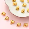 Retención de Color Alta Calabaza Sólida Boca Curva Colgante Accesorios para Joyería DIY Incrustado con Flor de Zirconio Soporte para Flores Accesorios para Colgante de Calabaza
