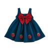 Conjunto para Niñas Wulibu 2026 Primavera y Otoño Vestido con Bloques de Color y Lazo Chaqueta y Pantalones para Niños con Cuello de Muñeca