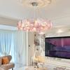 Lustre Retrô Francês Murano para Sala de Estar Luxo Acessível Luz Principal Designer Criativo Vidro Colorido Lâmpadas para Sala de Jantar Quarto