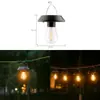 Luz solar para camping, luz colgante impermeable para exteriores con filamento de tungsteno, luz solar para patio, luz ambiental decorativa para jardín, lámpara colgante
