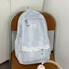 Nova Mochila Escolar para Meninas do Ensino Fundamental II e Médio, Grande Capacidade, Bonita, Mochila Leve para Estudantes, Mochila Casual para Universitários