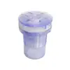 Codo de PVC transparente azul directo, tes, válvula de bola, unión, conector de escape fuerte de agua superior e inferior, accesorios de tubería de suministro de agua para acuario