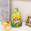 Moda para niños con estampado de dibujos animados, bolsa de pecho, nuevo comercio exterior, bolsa de hombro casual para niños y niñas, lindo bolso bandolera del equipo Wang Wang