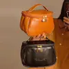 Bolsa de Cosméticos para Mujer 2025 Nueva Bolso de Hombro Impermeable para Brochas de Maquillaje, Labiales, Cosméticos, Bolsa con Capas para Viaje