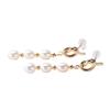 Aretes de Perla de Agua Dulce Gota de Agua Cuentas de Arroz S925 Pin de Tremella Aretes Regalo de Navidad Moda Oreja Venta al por Mayor