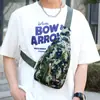 Bolsa Tática de Peito Transfronteiriça Masculina Bolsa de Ombro para Exportação Camuflada Masculina Esportes ao Ar Livre Bolsa Transversal de Grande Capacidade Ins Marca Tendência