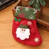Decoración de Árbol de Navidad Calcetín Adorno Baratija Regalo Arreglo de Atmósfera Accesorios para Fotos Bolsa de Regalo del Anciano