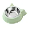 Nuevos Modelos Transfronterizos de Tazones Grandes y Pequeños para Mascotas, Tazones de Perro de Colores Caramelo, Tazones Individuales con Orejas de Gato, Tazones para Gatos, Tazones de Comida, Suministros para Mascotas en Stock