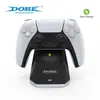 Cargador individual para mando de juego PS5, Cargador individual para mando inalámbrico Bluetooth P5, Cargador individual para mando de PS5