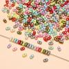 Super acrílico color sólido nacarado cuentas de arroz de maní DIY cadena para teléfono móvil llavero material cuentas sueltas accesorios de joyería