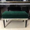 Funda de Tela de Terciopelo para Banco de Piano Cubierta Protectora a Prueba de Polvo para Piano Funda Larga para Banco Cubierta para Taburete de Maquillaje